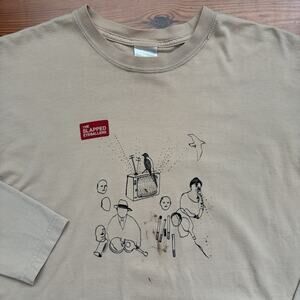 Vintage The Slapped Eyeballers Band T-Shirt Men's Size M Soft Rock Experimental